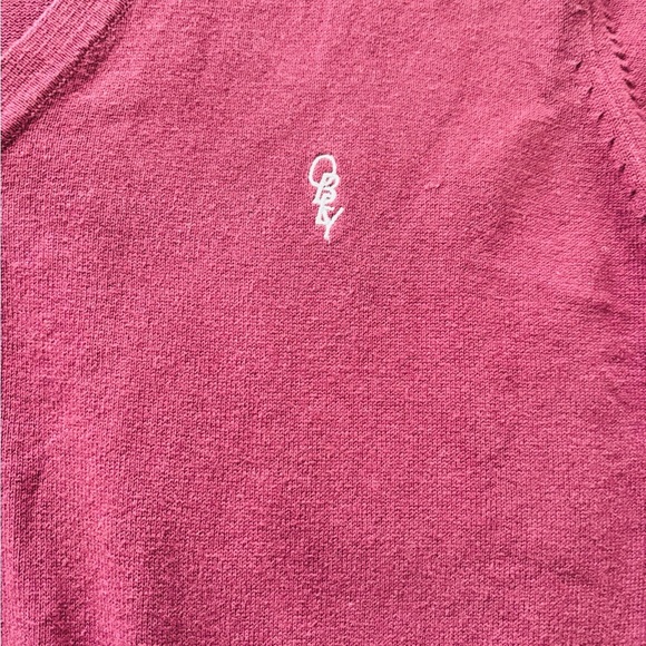 Vintage Knit Maroon OBEY Propaganda, Noble Cardigan, Sweater w/ Pockets Size: XL - Picture 2 of 3